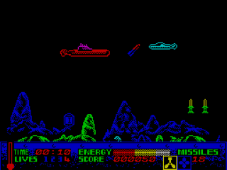 The Hunt for Red October: Based on the Movie screenshot 2 for ZX Spectrum